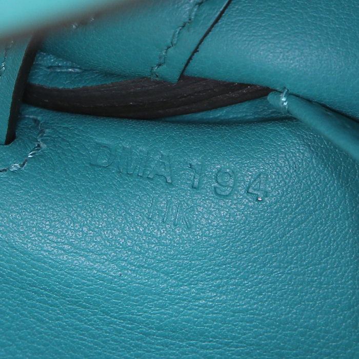 Borsa Hermes Kelly 25 cm in pelle Swift verde - Detail D5