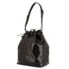 Louis Vuitton petit Noé large model shopping bag in black epi leather - 00pp thumbnail