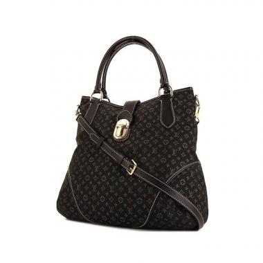 Bolso bandolera Louis Vuitton Elégie en lona Monogram Idylle marrón y cuero marrón