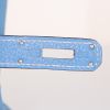 Borsa Hermes Birkin 35 cm in pelle taurillon clemence blu - Detail D4 thumbnail