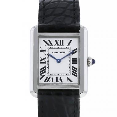 Orologio Cartier Tank in acciaio Ref :  3170 Circa  2010