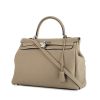 Hermes Kelly 35 cm handbag in tourterelle grey togo leather - 00pp thumbnail