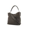 Fendi Sellerie Anna shopping bag in grey grained leather - 00pp thumbnail