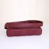Bottega Veneta Casette shoulder bag in burgundy braided leather - Detail D4 thumbnail