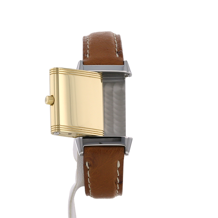 Reloj Jaeger-LeCoultre Reverso Lady de oro y acero - Detail D2
