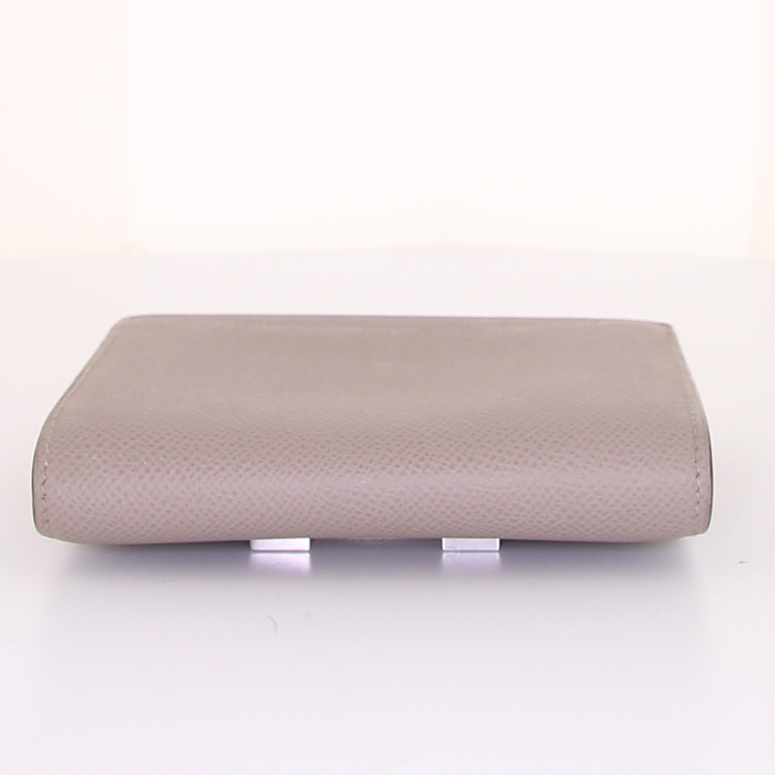 Portafogli Hermes Constance in pelle Epsom etoupe - Detail D4