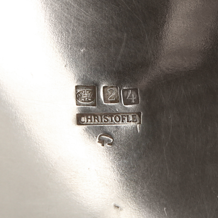 Silver-plated metal Christofle shaker for Johnnie Walker, 1950s