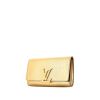 Pochette Louis Vuitton Louise en cuir doré - 00pp thumbnail