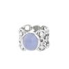 Dior ring in white gold,  chalcedony and diamonds - 00pp thumbnail
