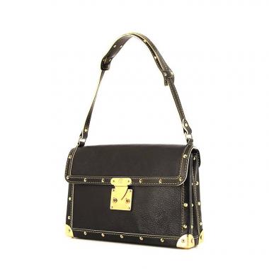 Sac porté épaule ou main Louis Vuitton L'Aimable en cuir suhali noir