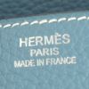 Bolso de mano Hermes Birkin 40 cm en cuero togo azul - Detail D3 thumbnail