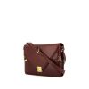 Cartier Vintage shoulder bag in burgundy leather - 00pp thumbnail