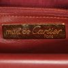 Sac bandoulière Cartier Vintage en cuir bordeaux - Detail D3 thumbnail