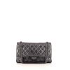 Chanel 2.55 shoulder bag in metallic grey quilted leather - 360 thumbnail