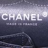 Chanel 2.55 shoulder bag in metallic grey quilted leather - Detail D4 thumbnail
