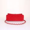 Borsa a tracolla Chanel Timeless modello piccolo in velluto rosso - Detail D4 thumbnail