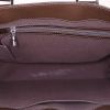 Sac cabas Louis Vuitton Kazbek en cuir taiga marron et cuir glacé marron - Detail D2 thumbnail