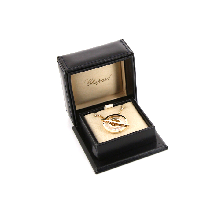 Collana Chopard Happy Diamonds in oro giallo e diamanti - Detail D2