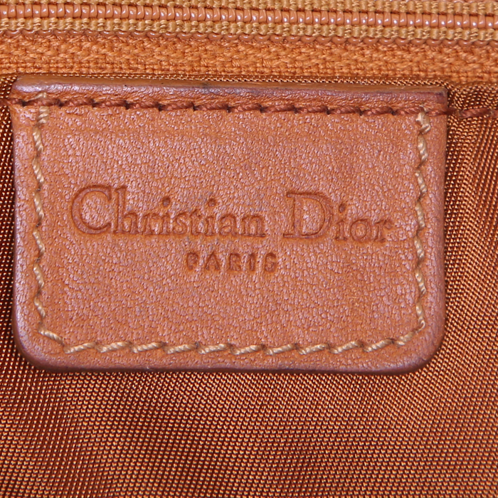 Dior Jeans Pocket shopping bag in gold leather - Detail D3