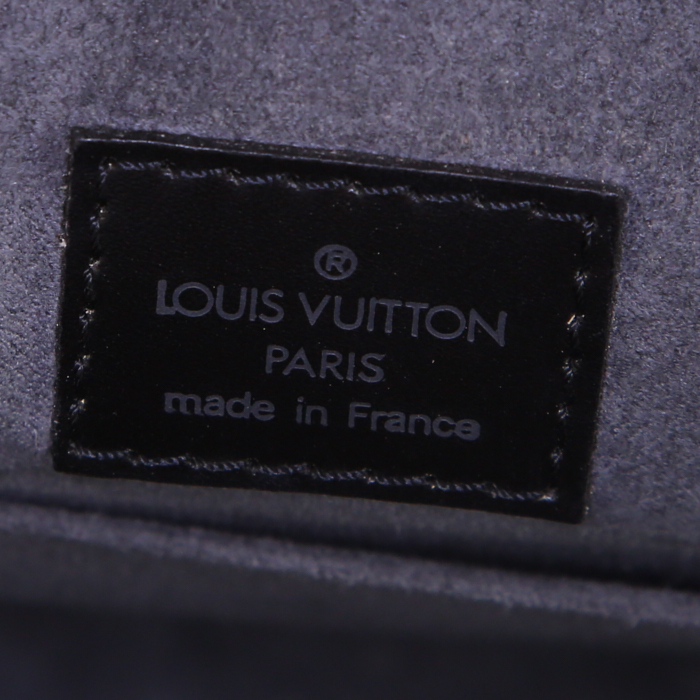 Louis Vuitton Jasmin handbag in black epi leather - Detail D3