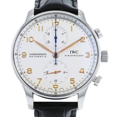 Reloj IWC Portuguese-Chronograph de acero Ref :  3714 Circa  2010