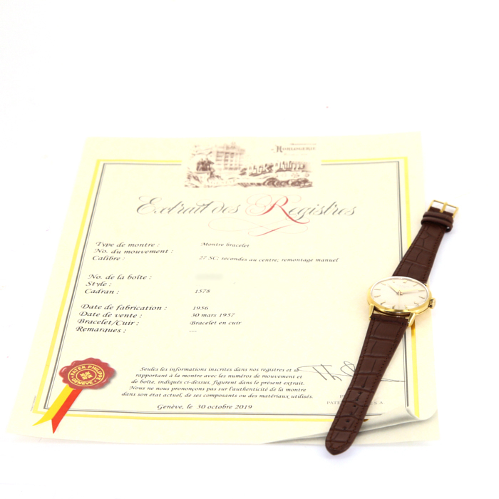 Pub Ancienne Montre Patek Philippe 1956 - Style Sport Quartz - Occasion