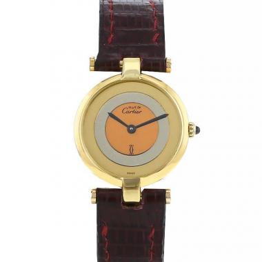 Cartier Must De Cartier watch in vermeil Circa  1990