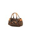Dior Romantique small model handbag in brown monogram canvas and natural leather - 00pp thumbnail