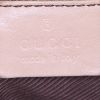 Gucci Jackie bag worn on the shoulder or carried in the hand in beige monogram canvas and beige leather - Detail D3 thumbnail