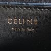 Sac bandoulière Céline Classic Box moyen modèle en crocodile bleu - Detail D3 thumbnail