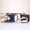 Shopping bag Chanel Vintage in tela nera con motivo - Detail D4 thumbnail