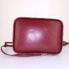 Chanel Vintage backpack in burgundy leather - Detail D4 thumbnail