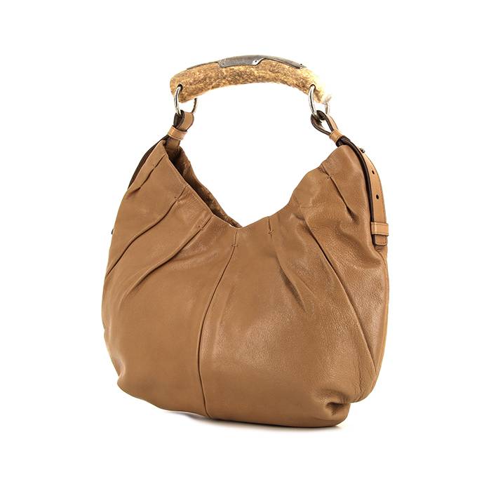 Saint Laurent Mombasa Leather Shoulder Bag
