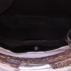 Bolso de mano Yves Saint Laurent Mombasa en lona rosa y cuero marrón oscuro - Detail D2 thumbnail