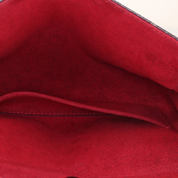 Louis Vuitton Recital pouch in brown monogram canvas and natural leather - Detail D2