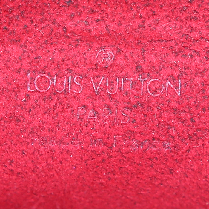 Louis Vuitton Recital pouch in brown monogram canvas and natural leather - Detail D3