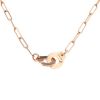 Dinh Van Menottes R10 necklace in pink gold - 00pp thumbnail