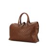 Gucci Jackie 24 hours bag in brown empreinte monogram leather - 00pp thumbnail