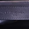 Balenciaga Bazar shopper shopping bag in black leather - Detail D3 thumbnail