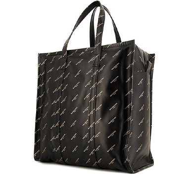 Balenciaga Bazar shopper shopping bag in black leather