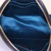 Sac bandoulière Gucci Ophidia en suédine bleue et cuir bleu - Detail D2 thumbnail