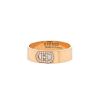 Hermès sleeve ring H d'Ancre in pink gold and diamonds - 00pp thumbnail