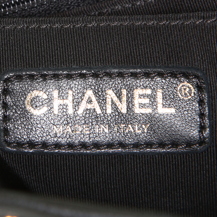 Zaino Chanel Sac à dos modello piccolo in pelle trapuntata nera - Detail D3