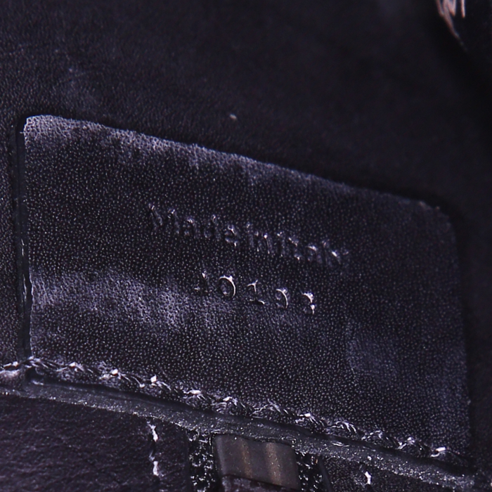 Berluti Un jour briefcase in black leather - Detail D3