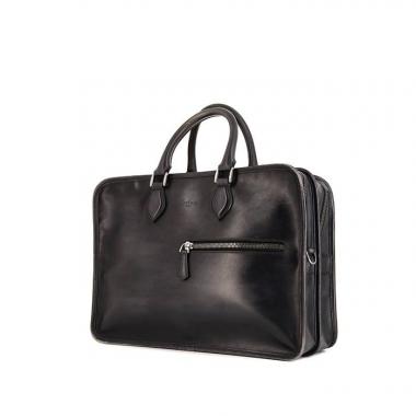 Borsa portadocumenti Berluti Deux jours in pelle nera