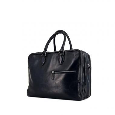 Borsa portadocumenti Berluti Un jour in pelle blu