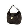 Louis Vuitton Romance bag worn on the shoulder or carried in the hand in brown and beige monogram canvas Idylle and brown leather - 00pp thumbnail