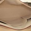 Bolso de mano Louis Vuitton Beverly en lona Monogram revestida marrón y cuero natural - Detail D2 thumbnail