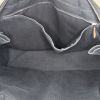 Sac cabas Hermes Toto Bag - Shop Bag en toile noire et grise - Detail D2 thumbnail