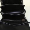 Bolso de mano Céline Classic Box en cuero box negro y piel de pitón negra - Detail D2 thumbnail